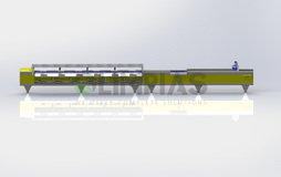 Electronic grader with one line